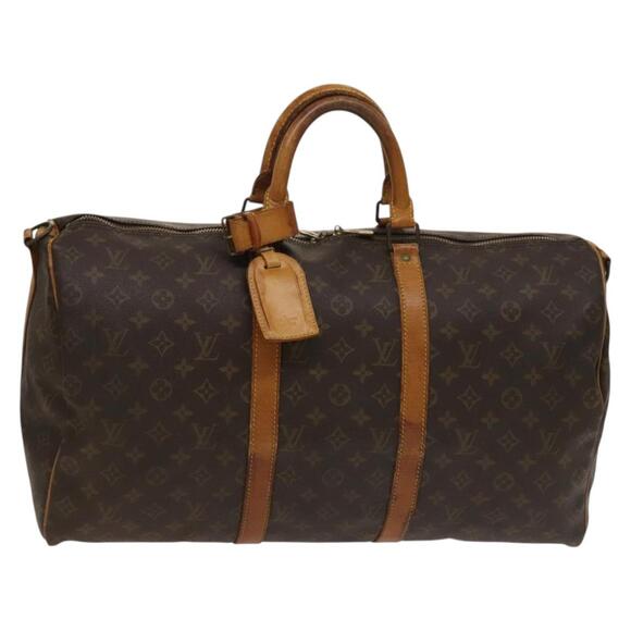 LOUIS VUITTON Monogram Keepall Bandouliere 50 Boston Bag M41416 - Picture 1 of 16